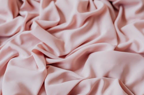 Free Crumpled Pink Linen Stock Photo