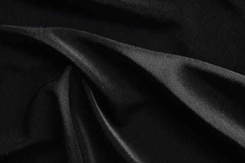 Black Textile in Close-up Photography