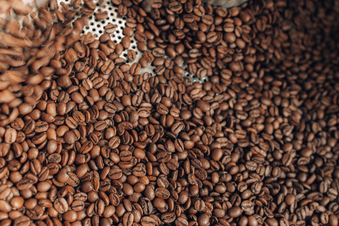 Brown Roasted Coffee Beans