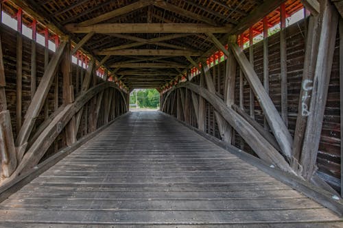 Free stock photo of covered bridge, maryland