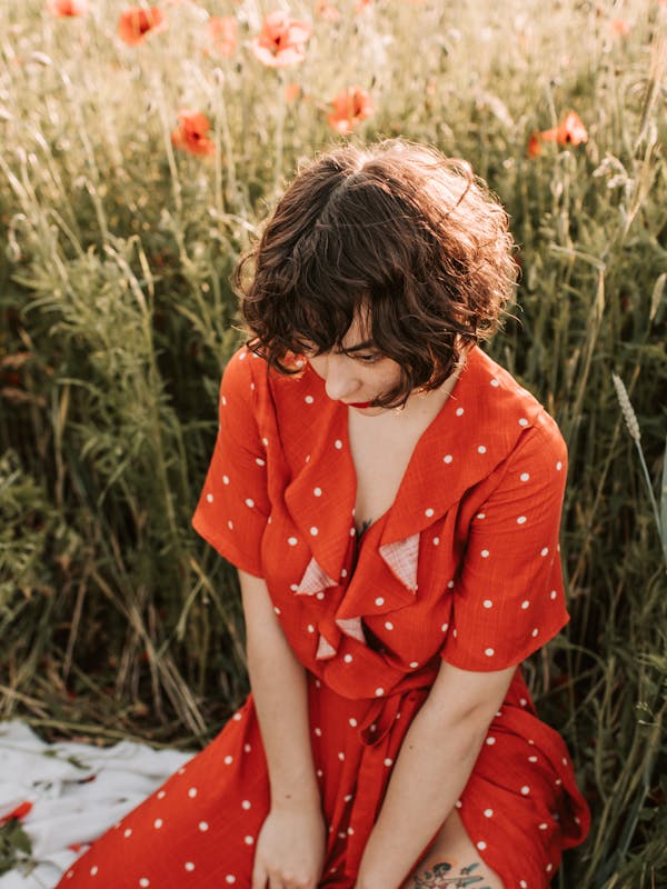 Polka Dot Wrap Dress