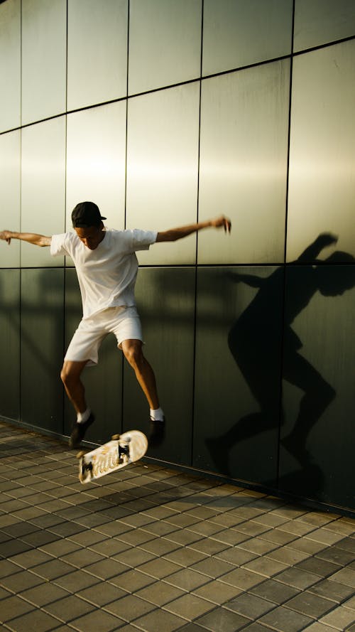 Δωρεάν στοκ φωτογραφιών με skateboard, άλμα, άνδρας