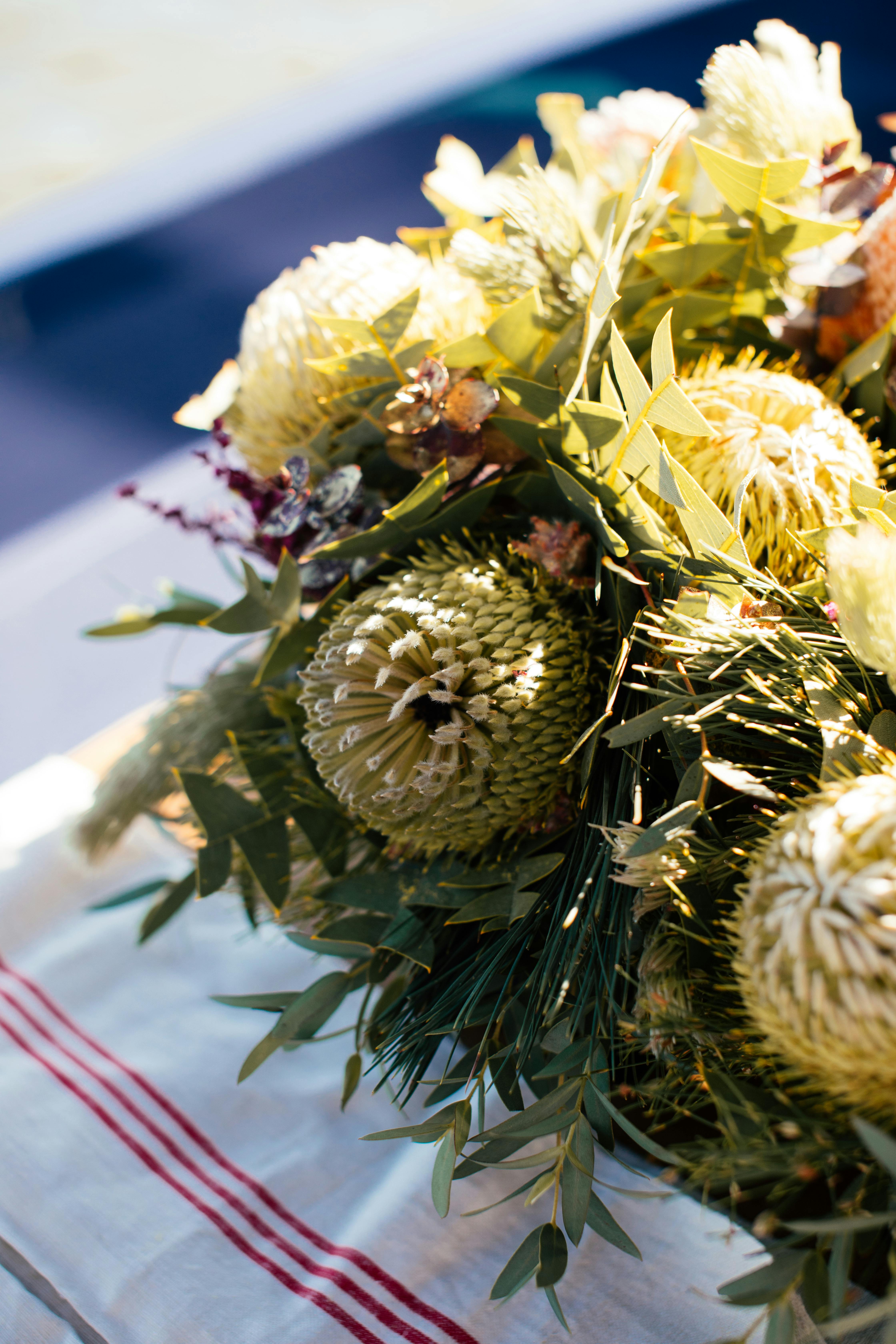 Yellow and Green Flower Bouquet · Free Stock Photo