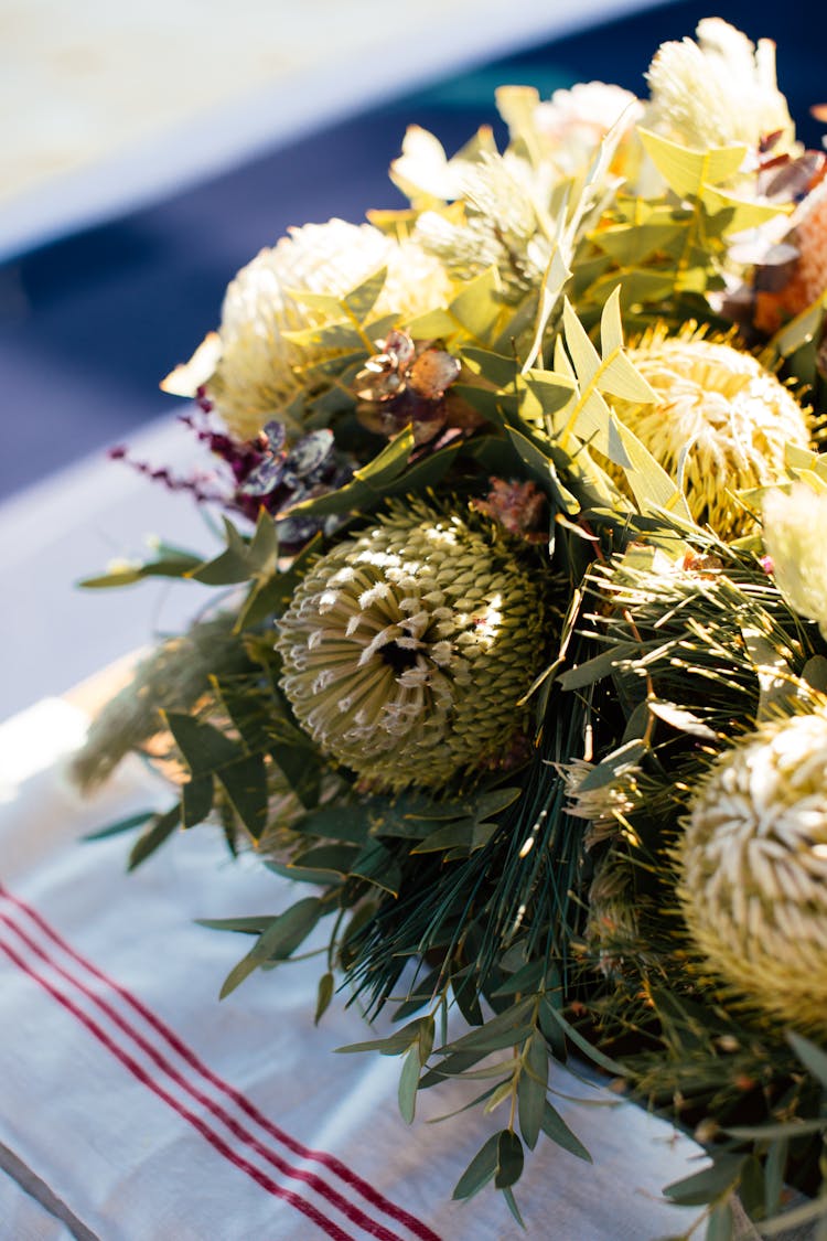 Bouquet Of Banksia Flowers