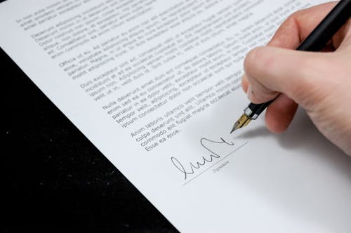 Ingyenes stockfotó aláírás, betű, dokumentum témában Stockfotó