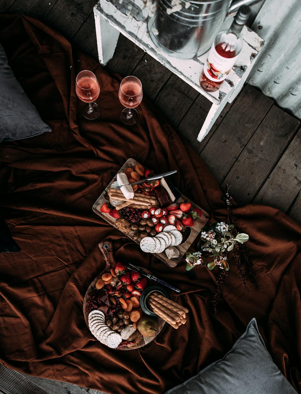 Festive Fruit and Cheese Platter