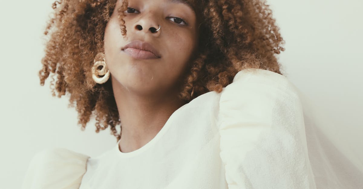 A Woman with Curly Hair