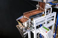 White and Green Metal Frame