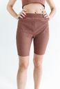 Woman in Brown Leggings Standing