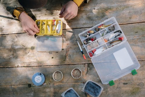 Gratis stockfoto met aas, boven het hoofd, flatlay