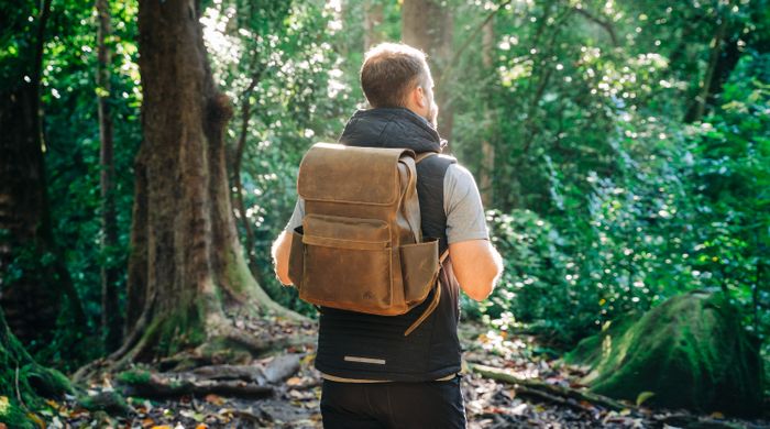 Vintage Leather Backpack
