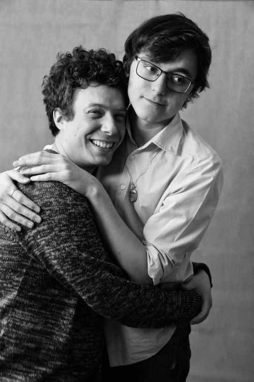 Free Heartwarming black and white portrait of a loving couple in a warm embrace. Stock Photo