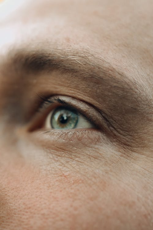 Free Persons Eye in Close Up Photography Stock Photo
