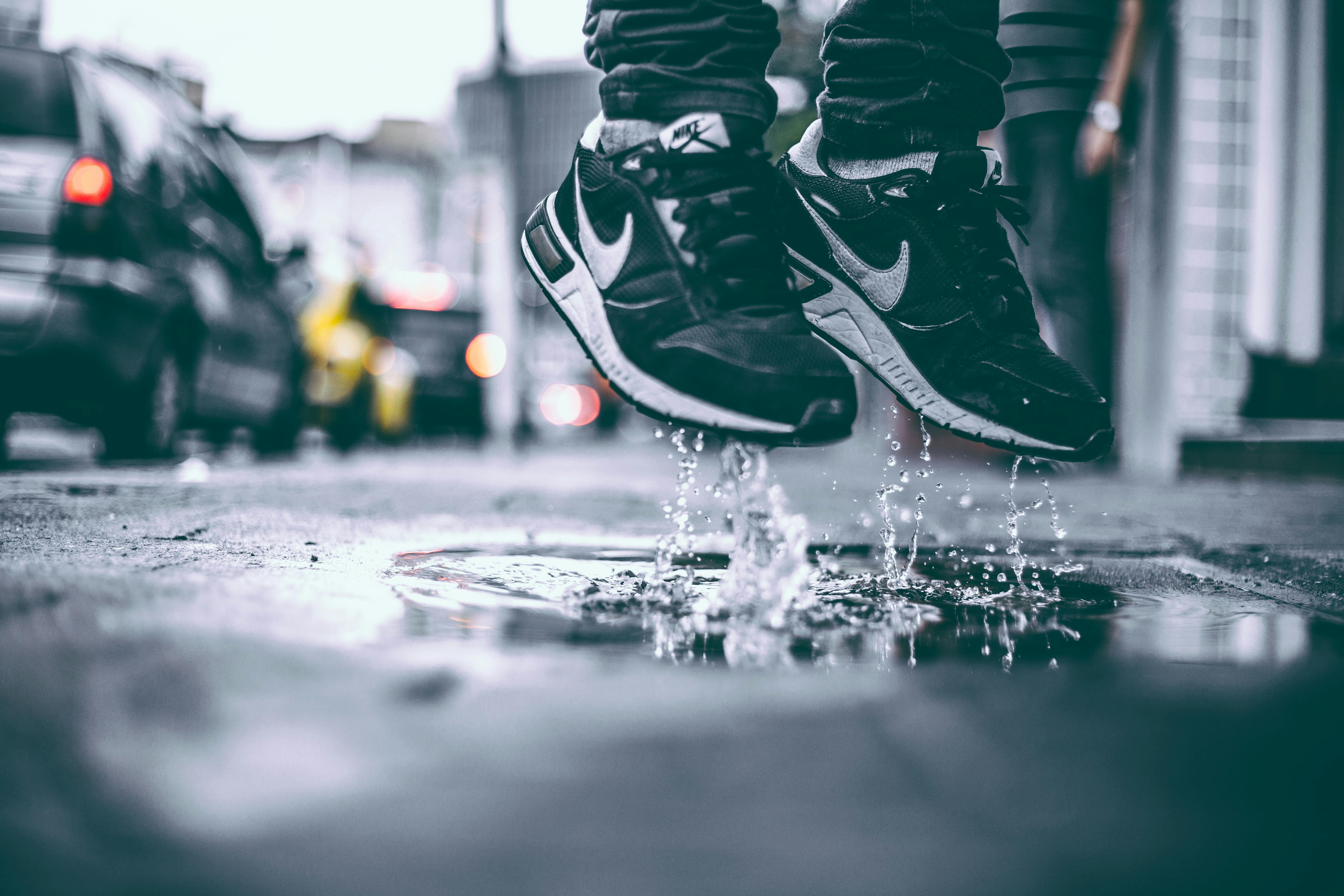 nike rain sneakers