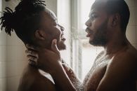 Profile of Two Men under Shower