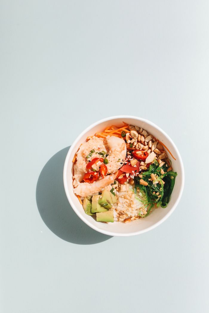 Shrimp poke bowl