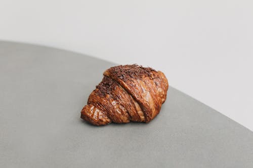 Free Photo of a Chocolate Croissant Stock Photo