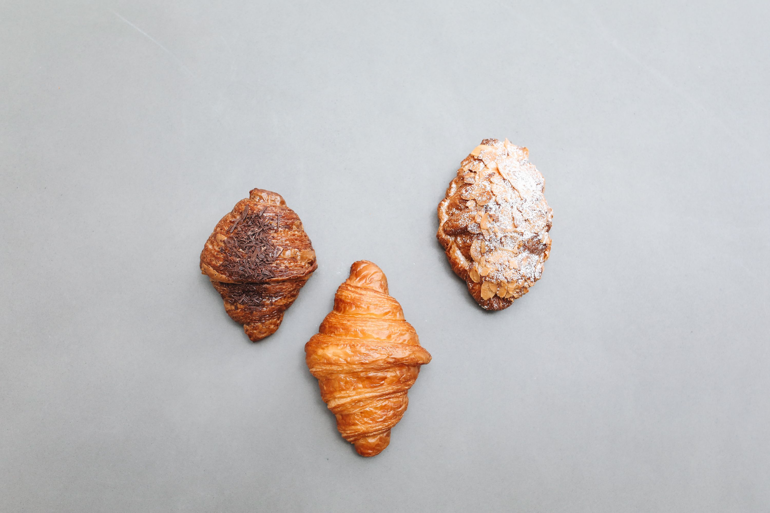 Sourdough Croissant with Melted Cheddar