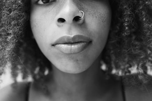 Free A Woman with a Nose Ring Stock Photo