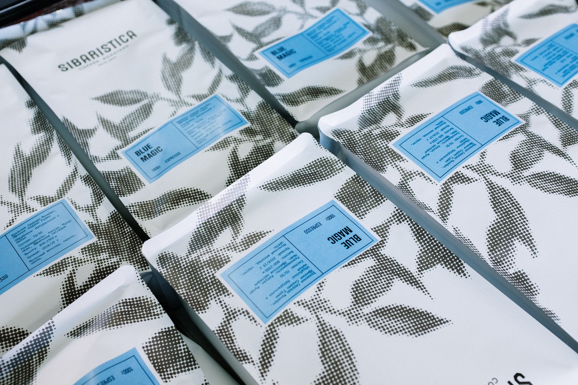 Doppio Roast coffee bags