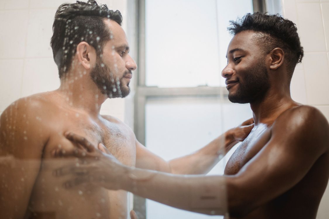 Photo Of Men Taking A Bath Together Free Stock Photo photo-of-men-taking-a-bath-together-free-stock-photo