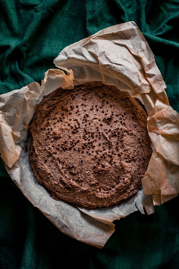 Tasty Rye Bread In Baking Pan