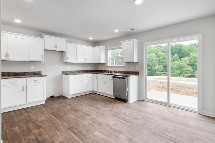 Kitchen With White Cabinets