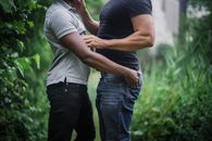 Bodies of Embracing Couple 
