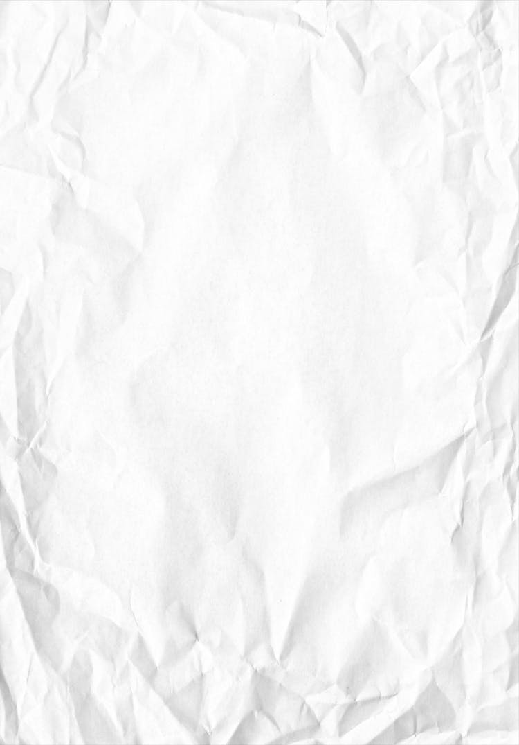 Photo Of A Wrinkled White Paper