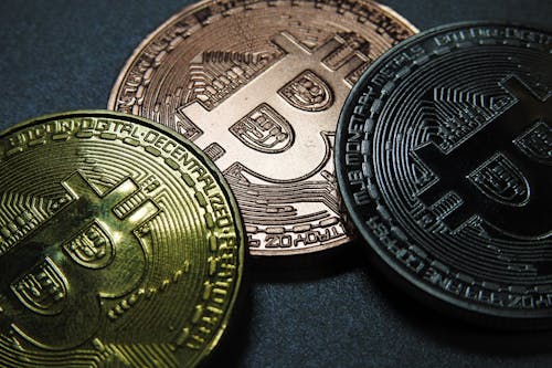 Ingyenes stockfotó Arany, arany érme, Bitcoin témában