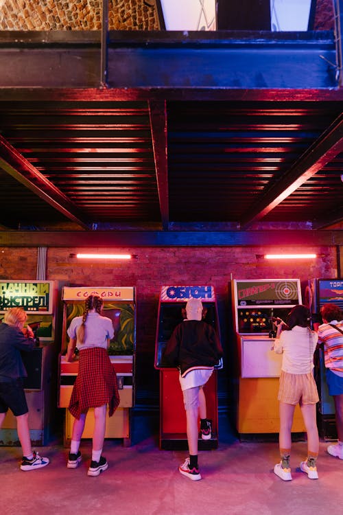 People Standing in Front of Store