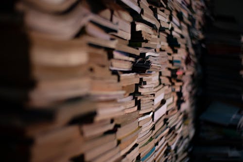 Free Stacks of Books Stock Photo