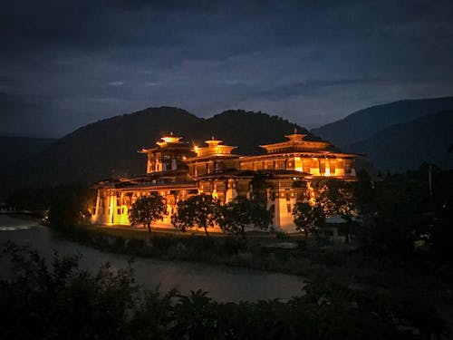 Gratis lagerfoto af belyse, belyst område, bhutan