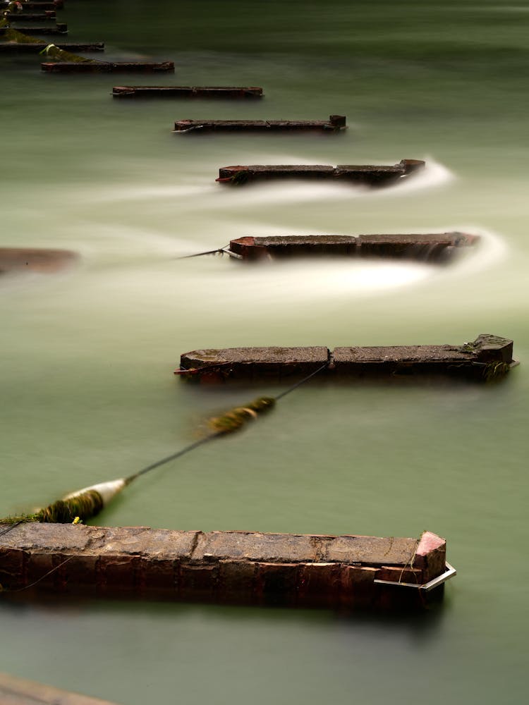 Bridge Underwater Destroyed By Floods