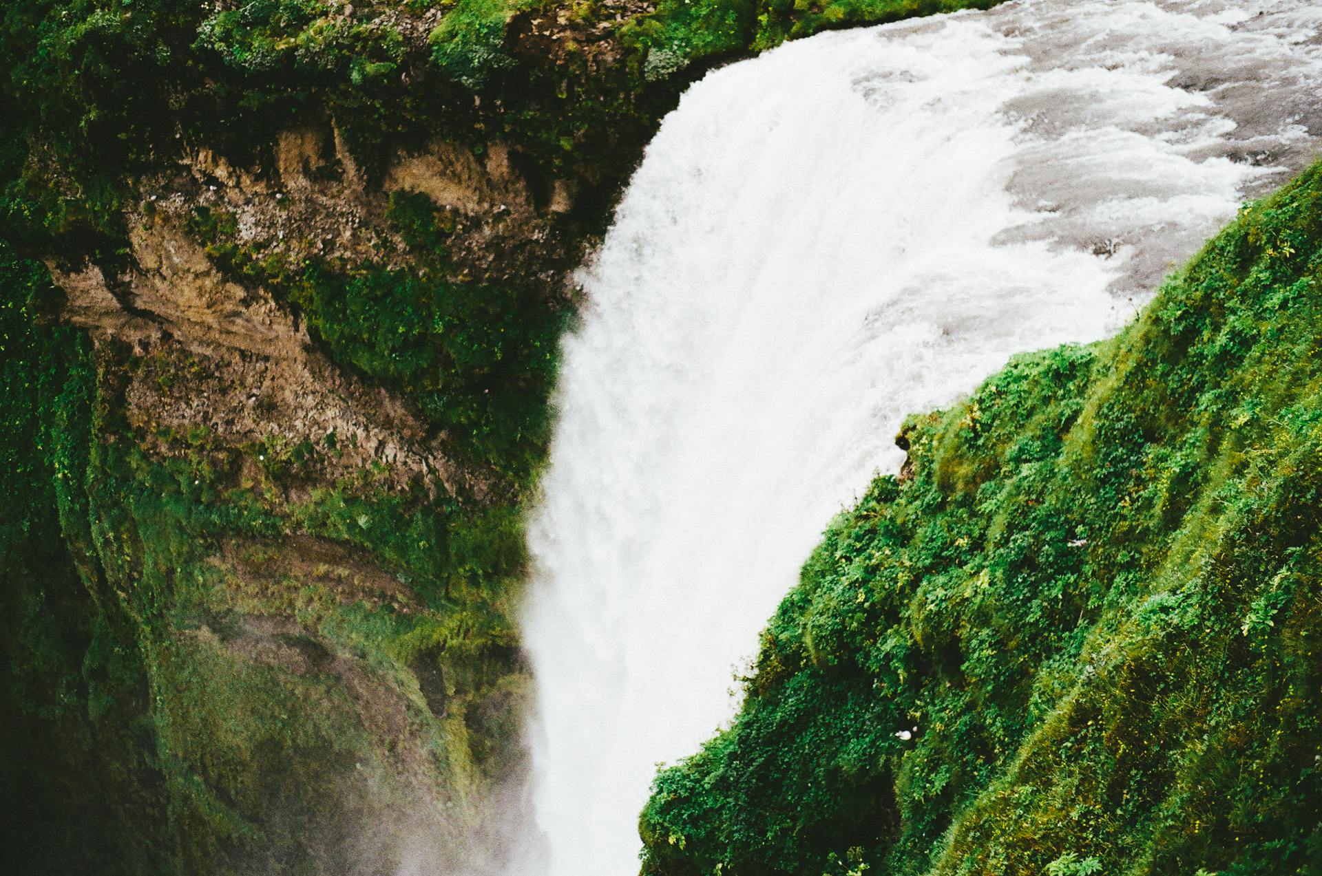 Free stock photo of deep, steep, waterfall