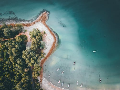 Immagine gratuita di acqua, aereo, altezza