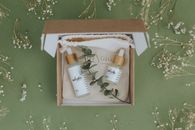 White and Orange Plastic Bottles in Box