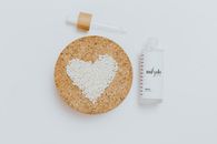 Heart from Rice and Cosmetics