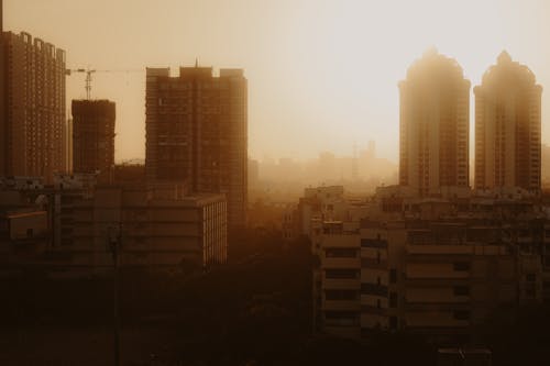Free High-Rise Buildings in Mumbai Stock Photo