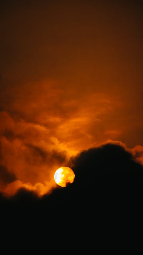 Foto stok gratis awan, bayangan hitam, Fajar