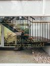 Contemporary house with wooden stairs and plants