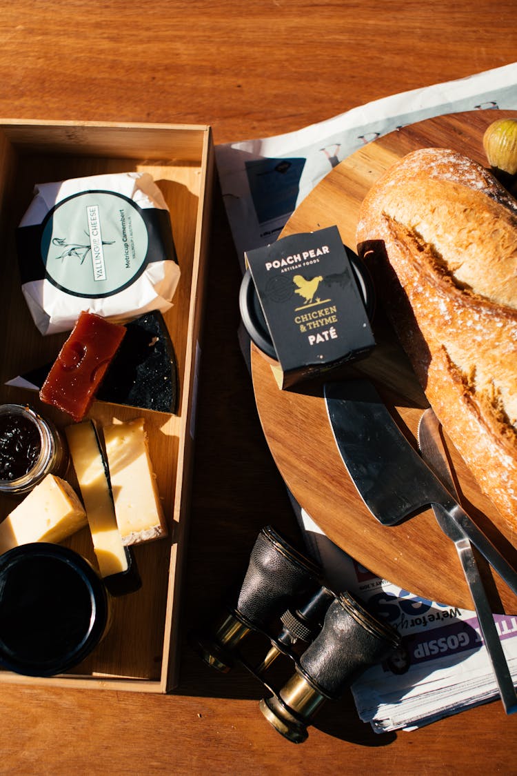 Delicious Bread And Pate On Table