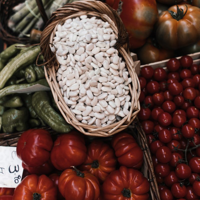 Tuscan White Beans with Pancetta and Tomato