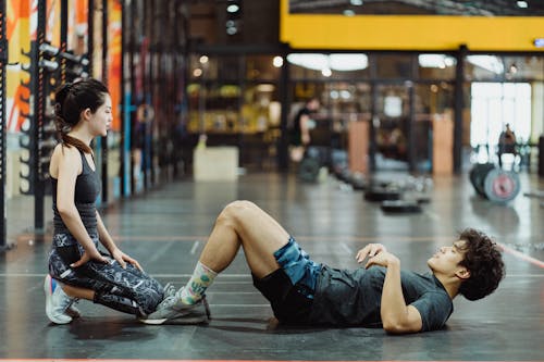 Free A Man Lying on the Floor Stock Photo