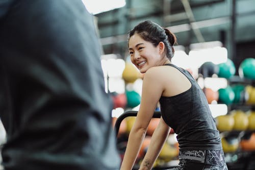 A Woman in a Tank Top