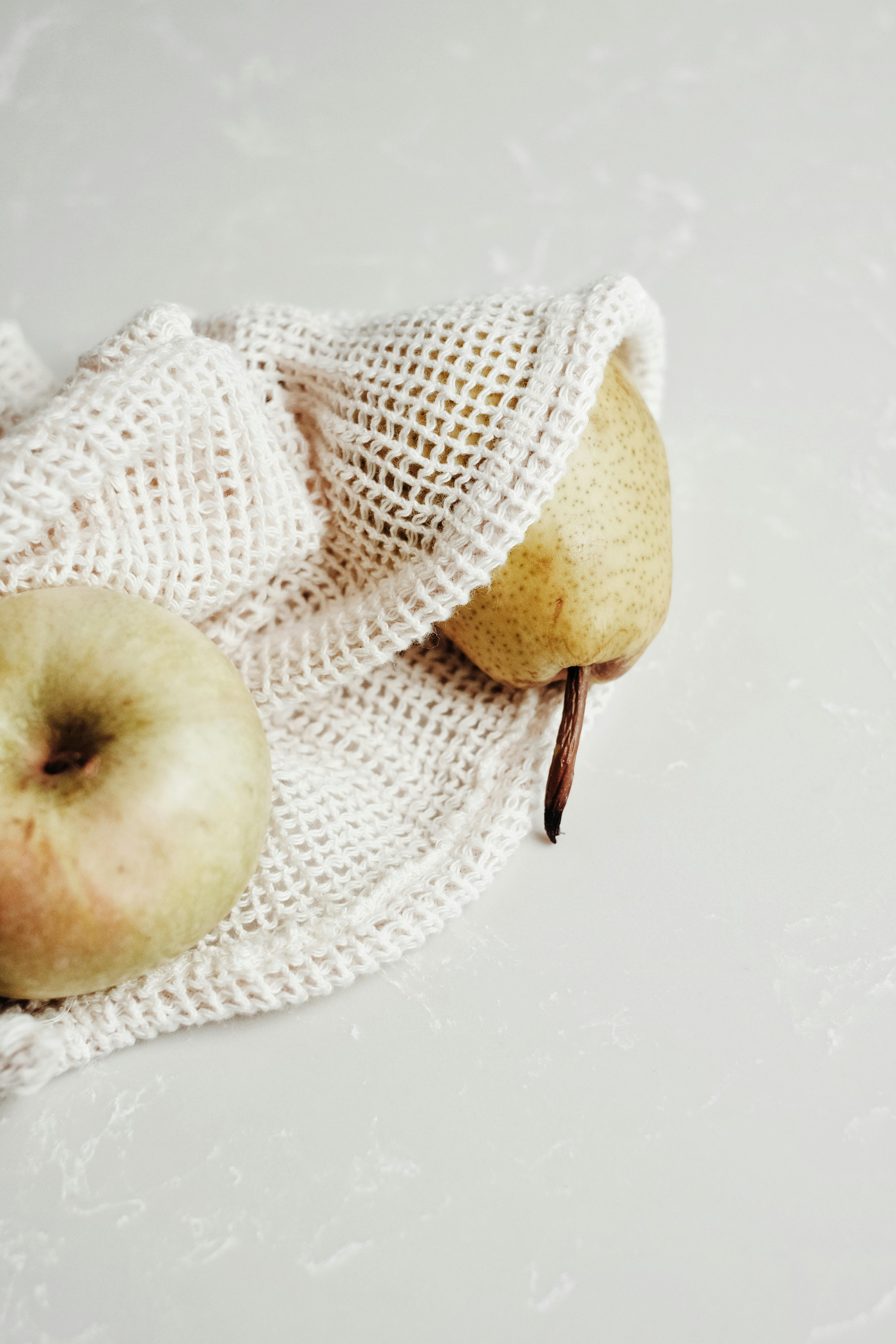 Apples In A Bag Stock Photo - Download Image Now - Apple - Fruit