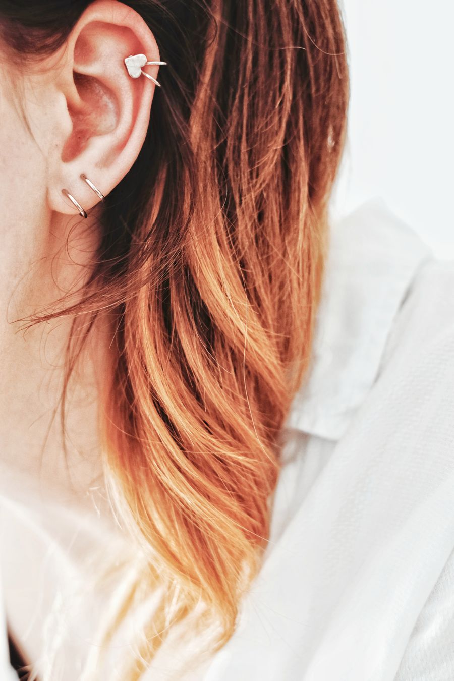 Cartilage piercing work at Grand Avenue