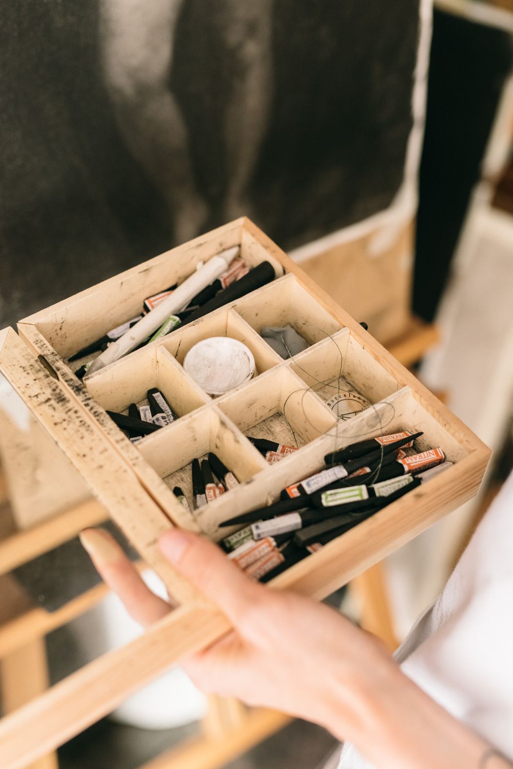 Desk organizer with stationery