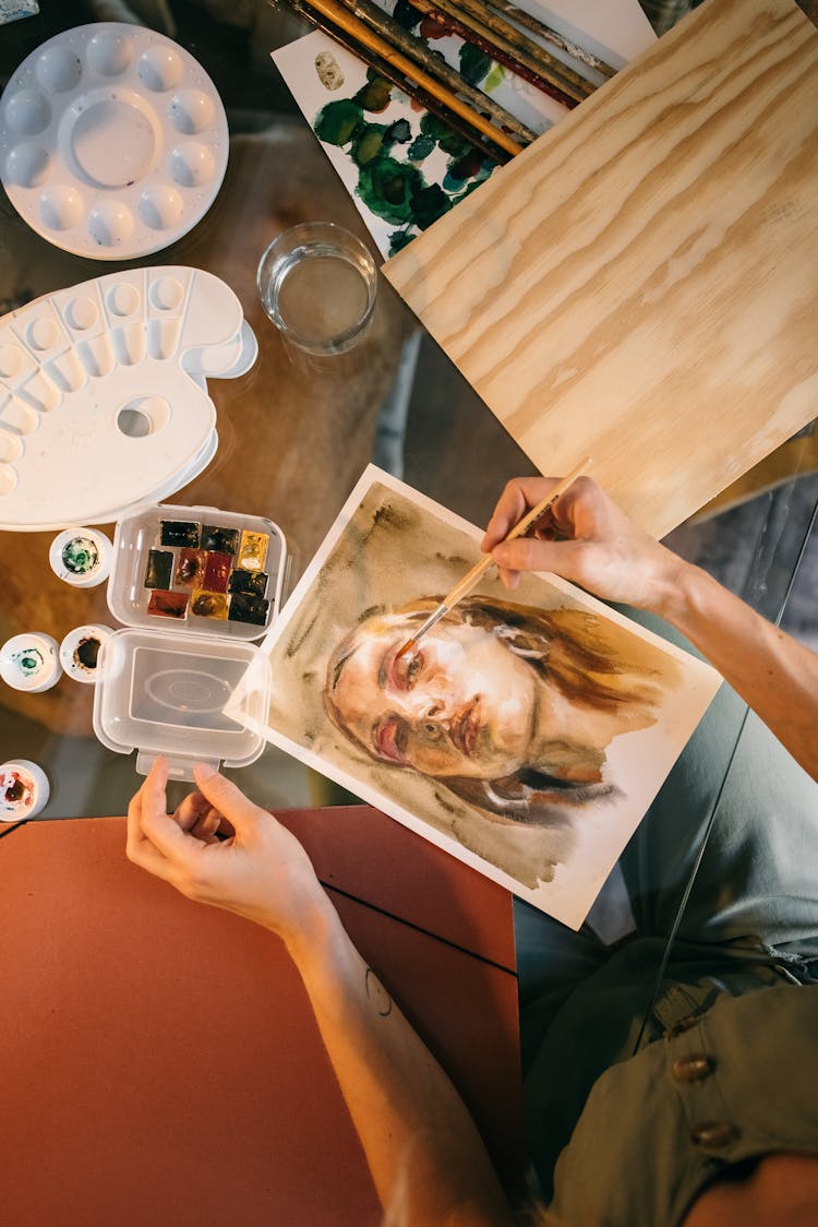 Photo Of Person Painting