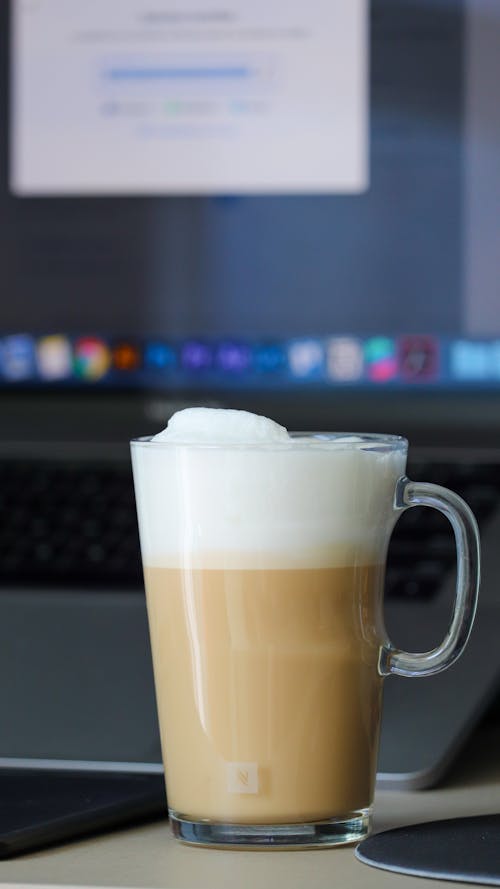Gratis stockfoto met cafeïne, cappuccino, detailopname